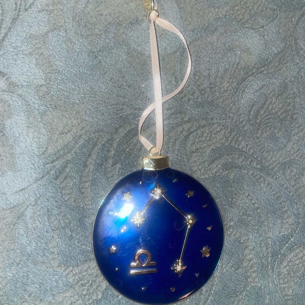 Blue Zodiac Ornament